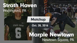 Matchup: Strath Haven vs. Marple Newtown  2016