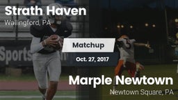 Matchup: Strath Haven vs. Marple Newtown  2017