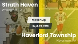 Matchup: Strath Haven vs. Haverford Township  2019