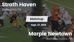 Matchup: Strath Haven vs. Marple Newtown  2019