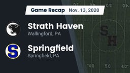 Recap: Strath Haven  vs. Springfield  2020