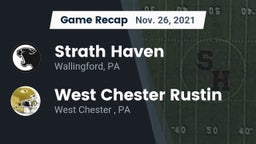 Recap: Strath Haven  vs. West Chester Rustin  2021