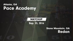 Matchup: Pace Academy vs. Redan  2016