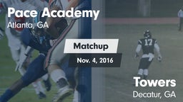 Matchup: Pace Academy vs. Towers  2016