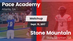 Matchup: Pace Academy vs. Stone Mountain   2017