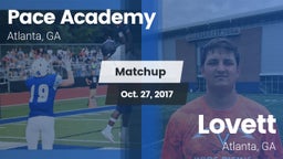 Matchup: Pace Academy vs. Lovett  2017