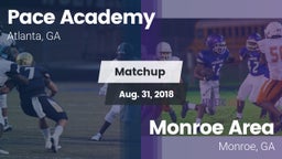 Matchup: Pace Academy vs. Monroe Area  2018