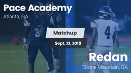 Matchup: Pace Academy vs. Redan  2018