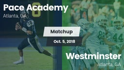 Matchup: Pace Academy vs. Westminster  2018