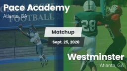 Matchup: Pace Academy vs. Westminster  2020