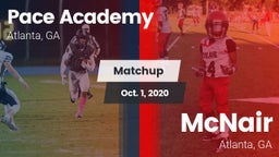 Matchup: Pace Academy vs. McNair  2020