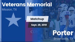 Matchup: Veterans Memorial vs. Porter  2018