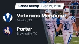 Recap: Veterans Memorial  vs. Porter  2018