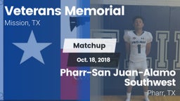 Matchup: Veterans Memorial vs. Pharr-San Juan-Alamo Southwest  2018