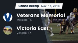 Recap: Veterans Memorial  vs. Victoria East  2018