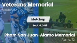 Matchup: Veterans Memorial vs. Pharr-San Juan-Alamo Memorial  2019