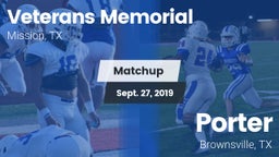 Matchup: Veterans Memorial vs. Porter  2019