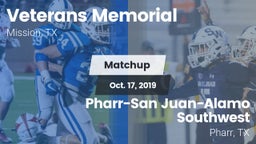 Matchup: Veterans Memorial vs. Pharr-San Juan-Alamo Southwest  2019