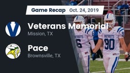 Recap: Veterans Memorial  vs. Pace  2019