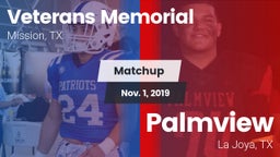 Matchup: Veterans Memorial vs. Palmview  2019