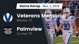 Recap: Veterans Memorial  vs. Palmview  2019