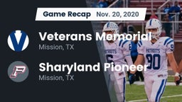 Recap: Veterans Memorial  vs. Sharyland Pioneer  2020