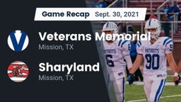Recap: Veterans Memorial  vs. Sharyland  2021