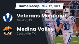 Recap: Veterans Memorial  vs. Medina Valley  2021