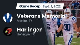 Recap: Veterans Memorial  vs. Harlingen  2022