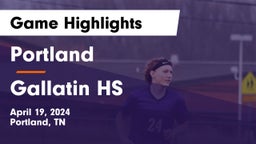 Portland  vs Gallatin HS Game Highlights - April 19, 2024