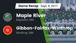 Recap: Maple River  vs. Gibbon-Fairfax-Winthrop  2017