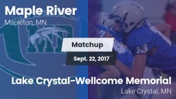 Matchup: Maple River vs. Lake Crystal-Wellcome Memorial  2017