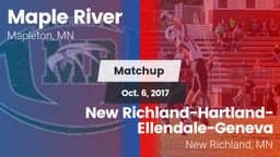 Matchup: Maple River vs. New Richland-Hartland-Ellendale-Geneva  2017