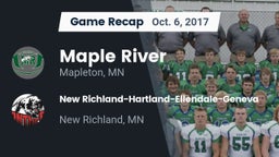 Recap: Maple River  vs. New Richland-Hartland-Ellendale-Geneva  2017