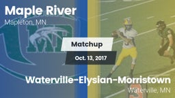 Matchup: Maple River vs. Waterville-Elysian-Morristown  2017