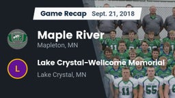 Recap: Maple River  vs. Lake Crystal-Wellcome Memorial  2018