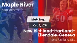 Matchup: Maple River vs. New Richland-Hartland-Ellendale-Geneva  2018