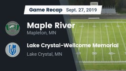 Recap: Maple River  vs. Lake Crystal-Wellcome Memorial  2019