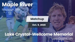 Matchup: Maple River vs. Lake Crystal-Wellcome Memorial  2020