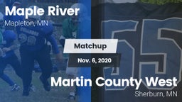 Matchup: Maple River vs. Martin County West  2020