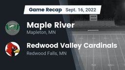 Recap: Maple River  vs. Redwood Valley Cardinals 2022