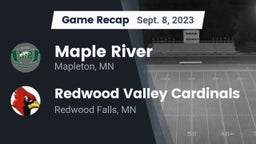 Recap: Maple River  vs. Redwood Valley Cardinals 2023