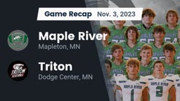 Recap: Maple River  vs. Triton  2023