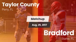 Matchup: Taylor County vs. Bradford  2017