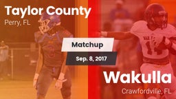 Matchup: Taylor County vs. Wakulla  2017