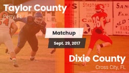 Matchup: Taylor County vs. Dixie County  2017