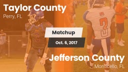 Matchup: Taylor County vs. Jefferson County  2017