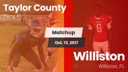 Matchup: Taylor County vs. Williston  2017