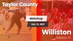 Matchup: Taylor County vs. Williston  2017