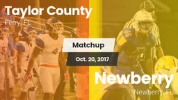 Matchup: Taylor County vs. Newberry  2017
